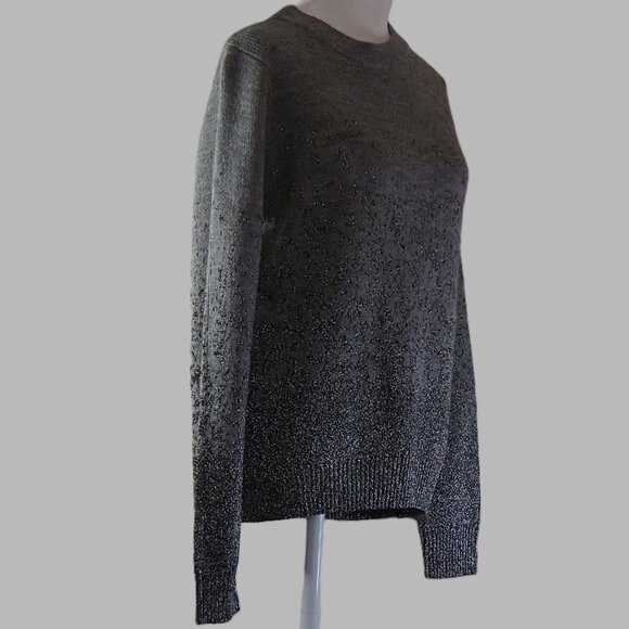 H&M Women's Gray Ombre Long Sleeve Pullover Sweater Size XS (C925) - Picture 3 of 7
